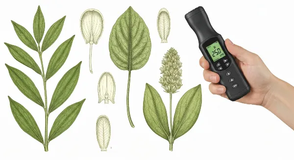 Utilisation d'un PAR mètre pour mesurer l'intensité lumineuse (PPFD) au-dessus des plantes