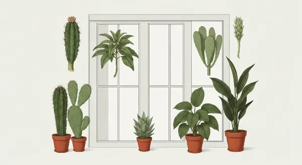 Optimisation de l'exposition lumineuse des plantes d'intérieur près d'une fenêtre